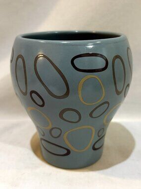 Angela Adams Ceramic Pottery Lulu Turquoise Cup Tumbler